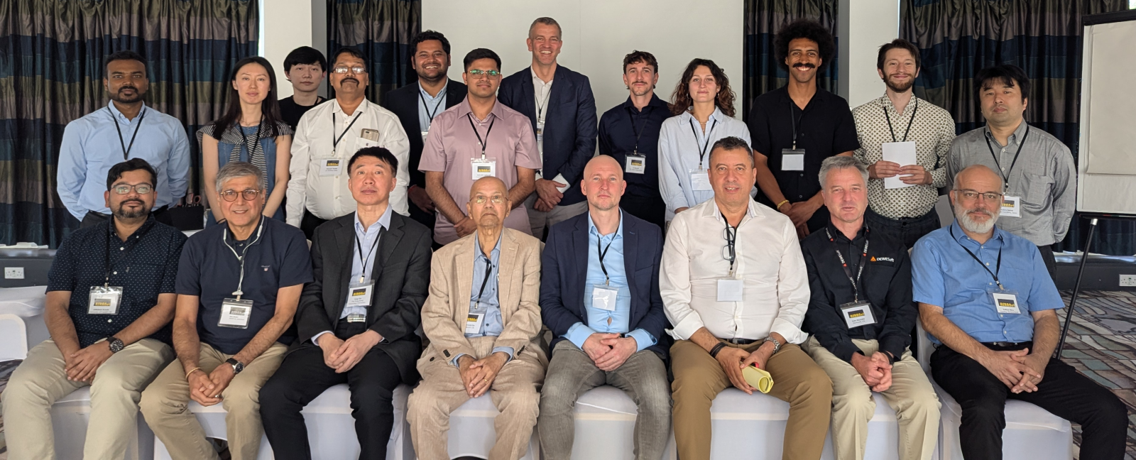 Some of the participants of HeaMES 2025, the 6th International Conference on Health Monitoring of Civil & Maritime Structures, which was held June 23-24, 2025, in London, UK.